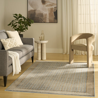Rassow Multicolor Modern Indoor Rug