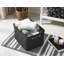 Decomomo Water Resistant Foldable Storage Bin | Canvas Fabric Container With Handles