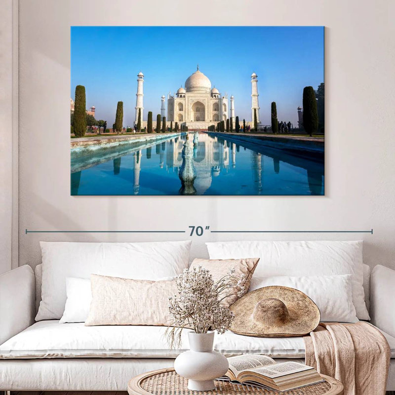 Kavia célèbre Taj Mahal, H 34 po x l 51 po