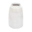 Vase de table blanc intérieur / extérieur en terre cuite 11 "