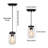Jaxie 1-Light Single Jar Pendant light