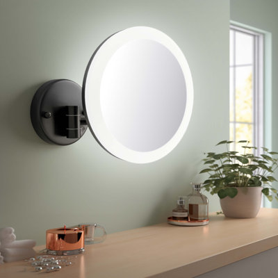 Miroir de maquillage circulaire grossissant 5x