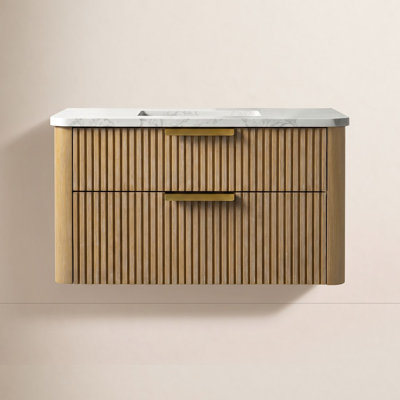 Liljan 36" Oak Single Bathroom Vanity