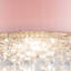 Jesmond 35cm H Cotton Drum Pendant Shade ( Clip On ) in Pink