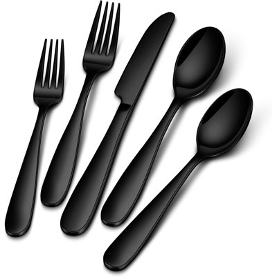 40-Piece Stainless Steel Flatware Set For 8, Heavy Duty Mirror Polished Set For Home Restaurant And Hotel, Dishwasher Safe Cutlery Set With Dinner Knives Forks Spoons