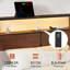 Antioch Bed with LED Light and Charging Station, Storage Headboard, No Box Spring Needed-63272934-63272932