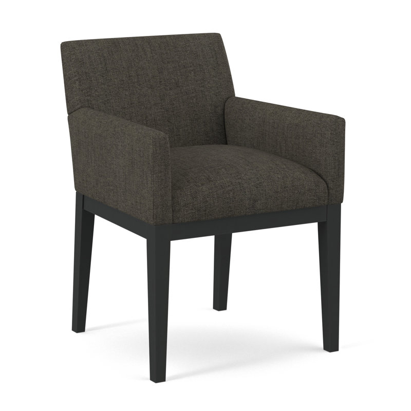 Upholstered Arm Chair, Black, 61512-87