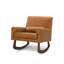 Chaise berçante en bois massif