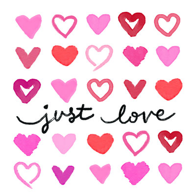 Just Love - Wrapped Canvas Art Prints