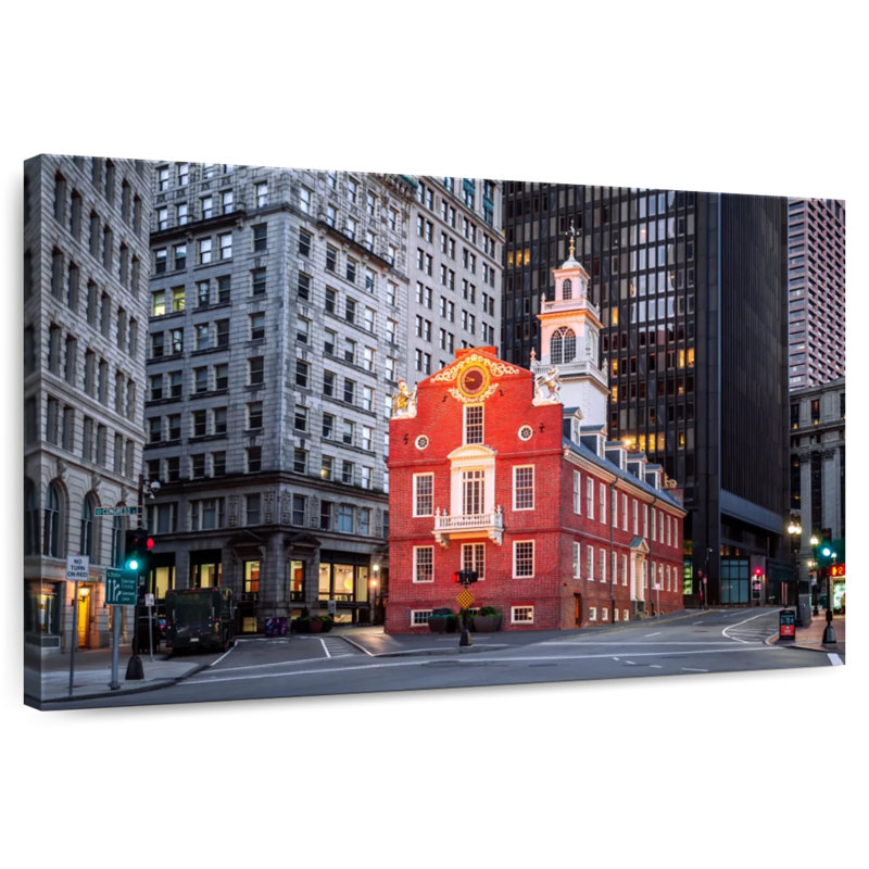 Boston Old State House de Boston, H 32 po x l 48 po
