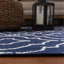 Tapis géométrique tissé à la main 80% laine, 20% coton Rodgers-310415996