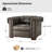 Burbank Traditional Genuine Leather Power Recliner-675565469