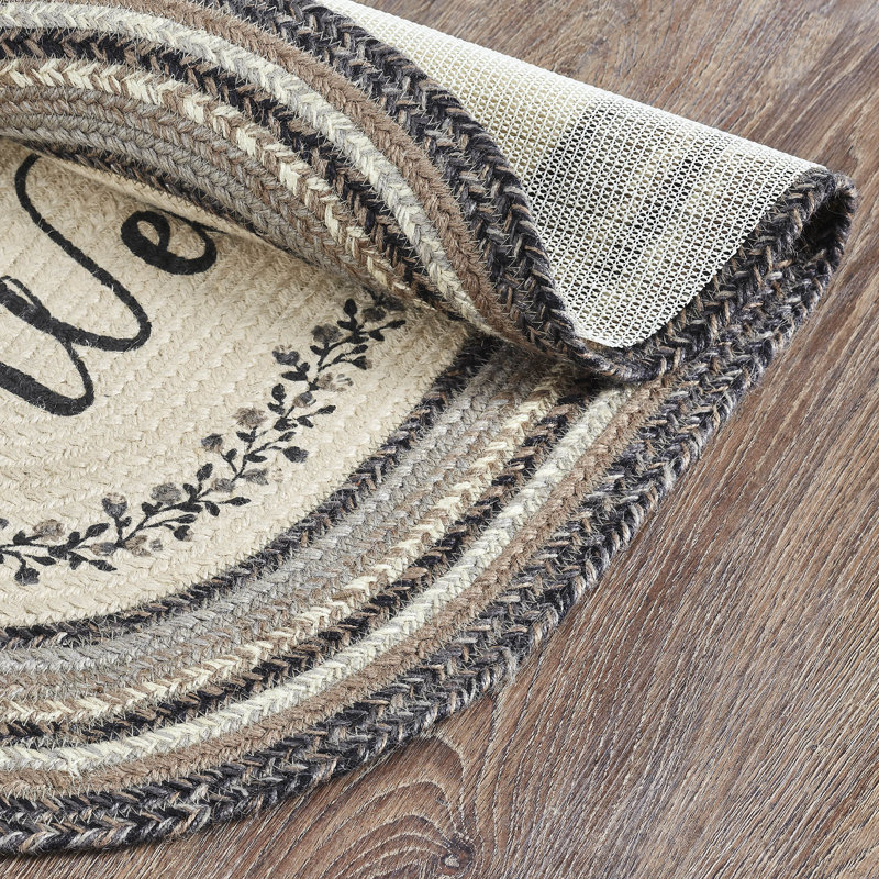 Jevontay Floral Indoor Rug, Oval 1'8" x 2'6"