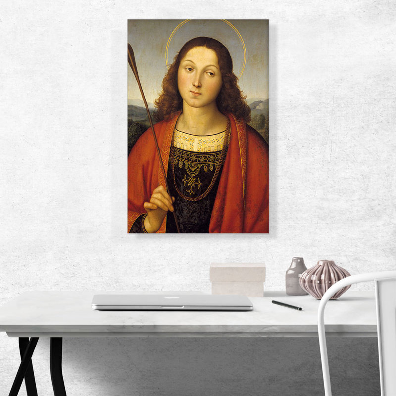 " San Sebastian 1502 " by Raphael Painting Print, 26" H x 18" W x 1.5" D