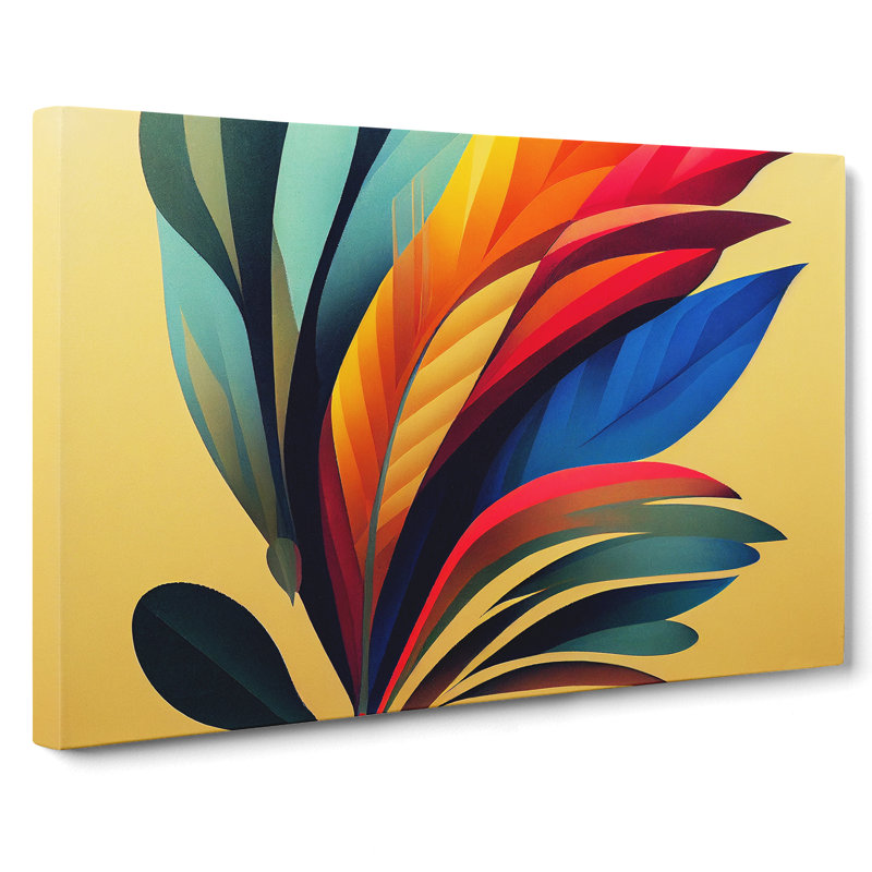 Remarkable Bird Feathers - Wrapped Canvas, 50cm H x 76cm W x 3cm D