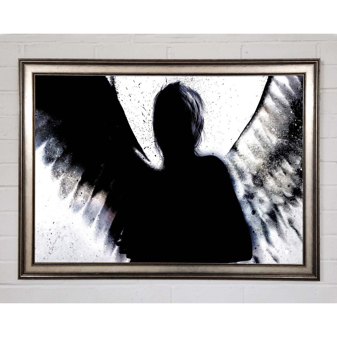 Gerahmtes Wandbild Angel Shadow