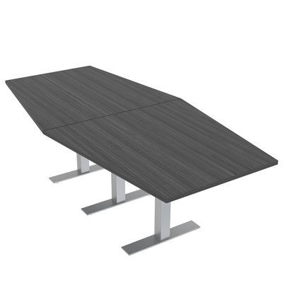 Hexagon Meeting Room Table With Metal T Feet