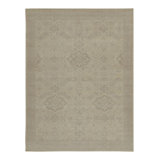 Oriental Hand-Knotted Rectangle 9' x 11'11" Cotton/Wool Area Rug in Beige