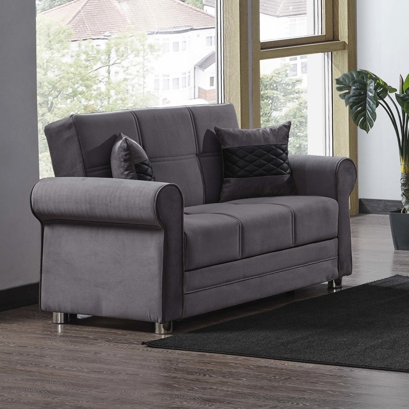 Rangement en gris - Revêtement en microfibre, choix pratique, fonctionnel et confortable