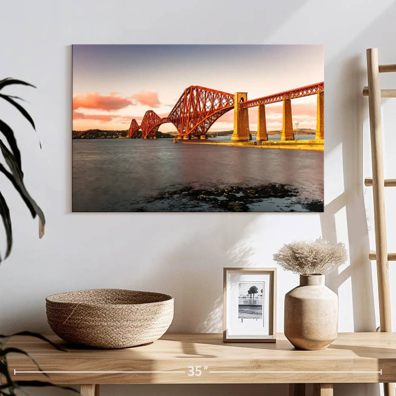 Lilie Forth Railway Bridge, 16" H x 24" W