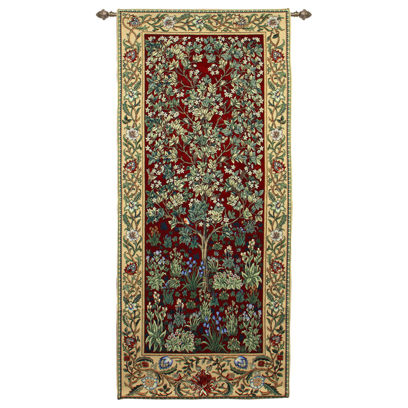 Wall Hanging, Beige/Red/Green