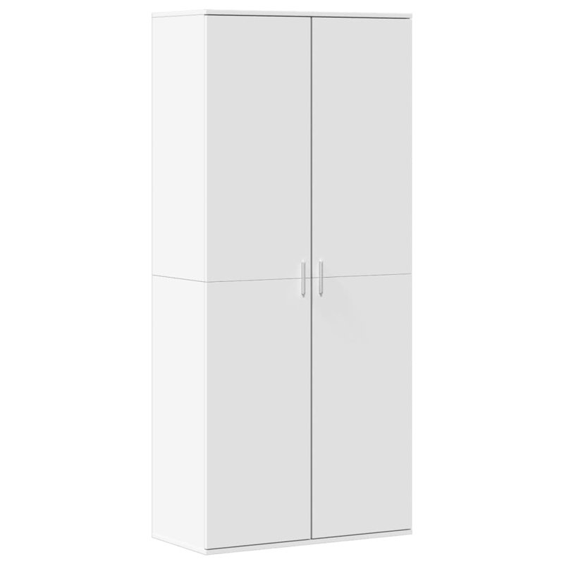 12 Pair Shoe Storage Cabinet, White