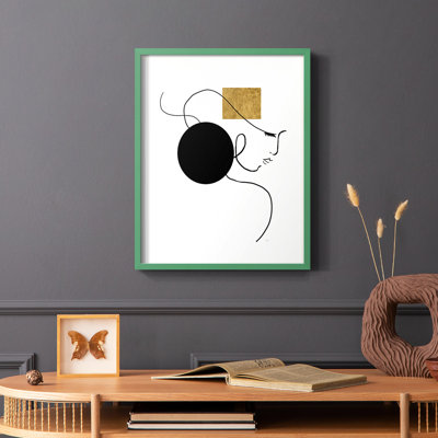 Shapes and Lines I, reproduction encadrée - bois massif