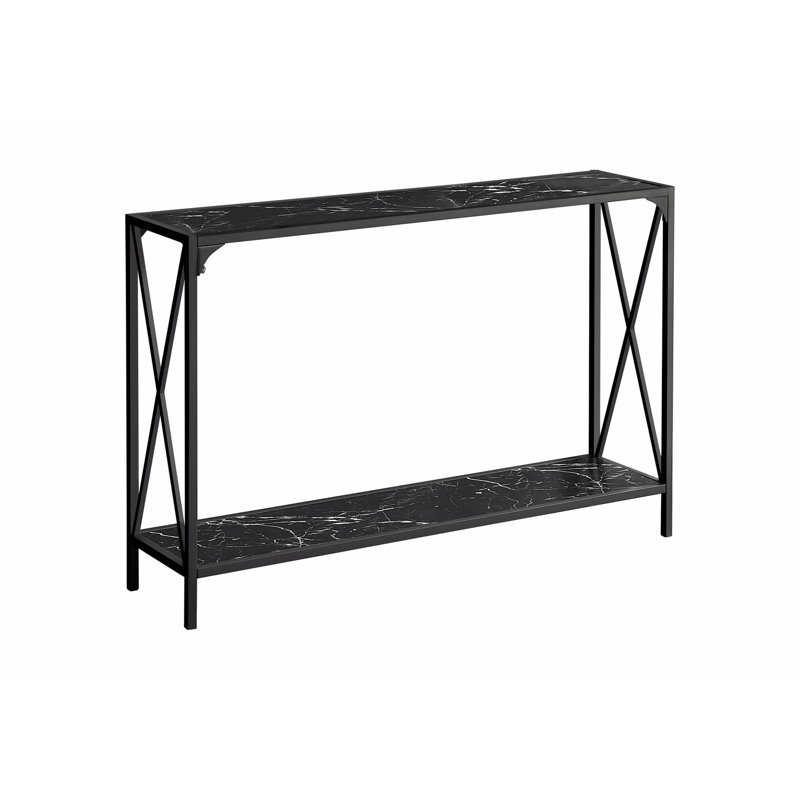 Versatile 2-Tier Console Table for Entryway, Sofa Side, Living Room, and Bedroom with Contemporary and Modern Design