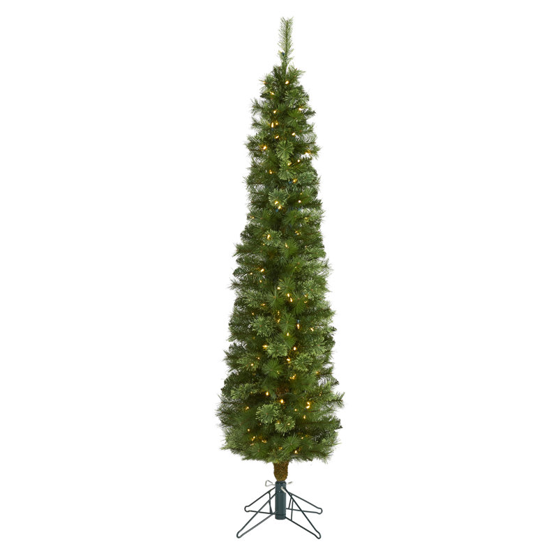 Lighted Artificial Christmas Tree, 6' H