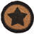 Rudd Jute Round 6 Piece Coaster Set