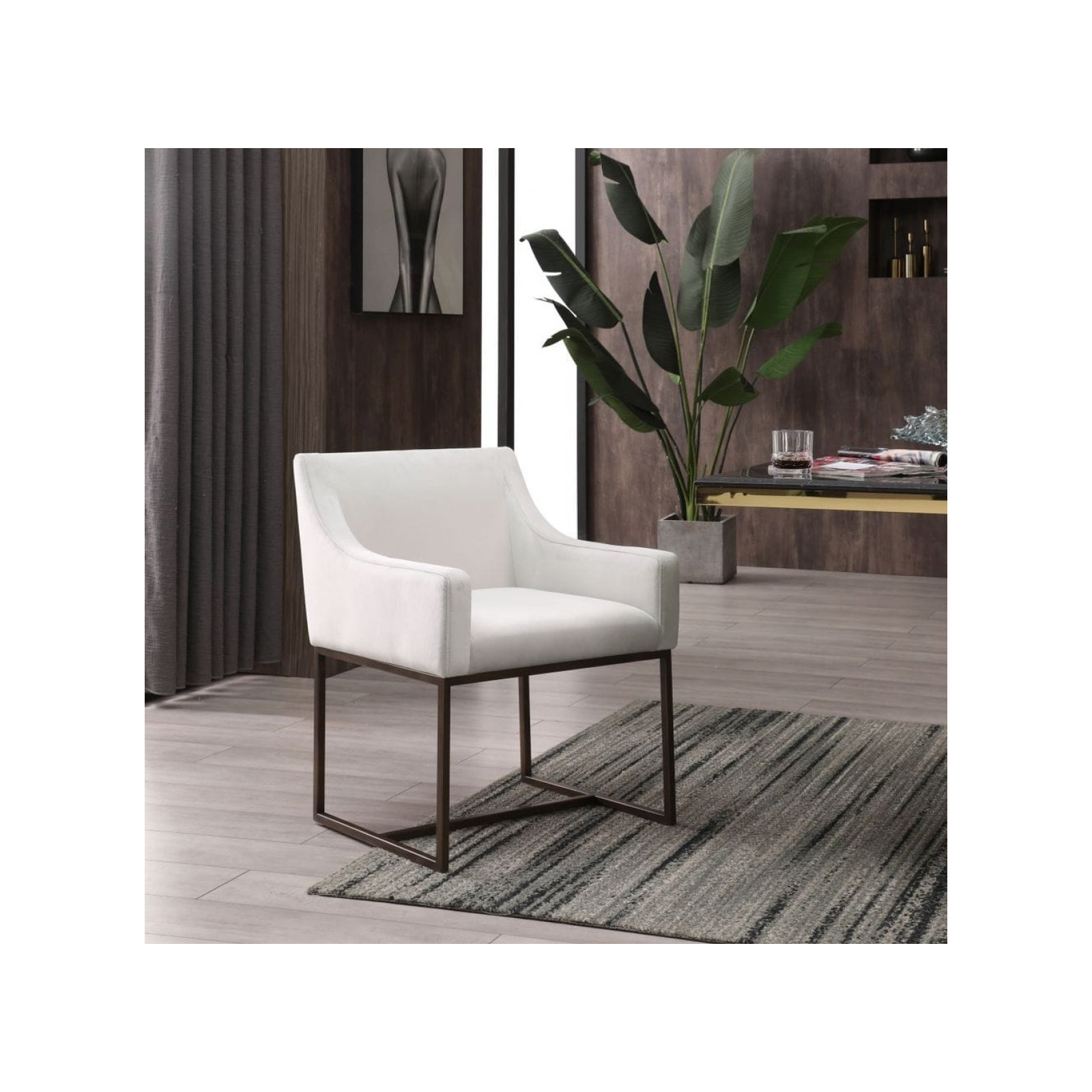 Teddy Dining Chair, Beige
