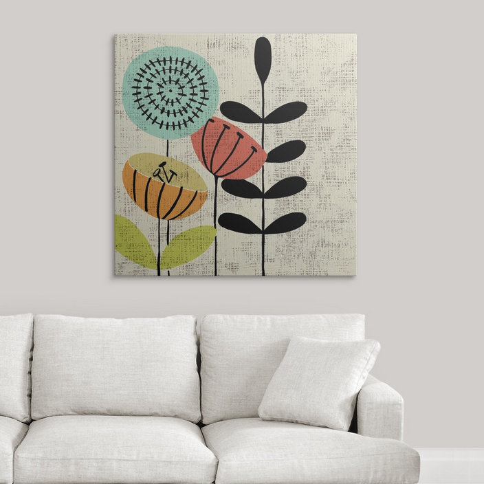 Annuziata «Ada's Garden I», impression, H 35 po x l 35 po x 1,5 po, Toile