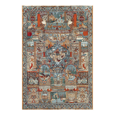 Indoor/Outdoor Traditional Area Rug