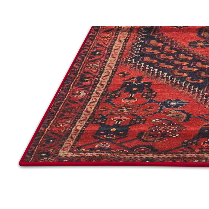 Tapis traditionnel rouge / brun / beige Kachinsky, Rectangle 2 pi x 3 pi