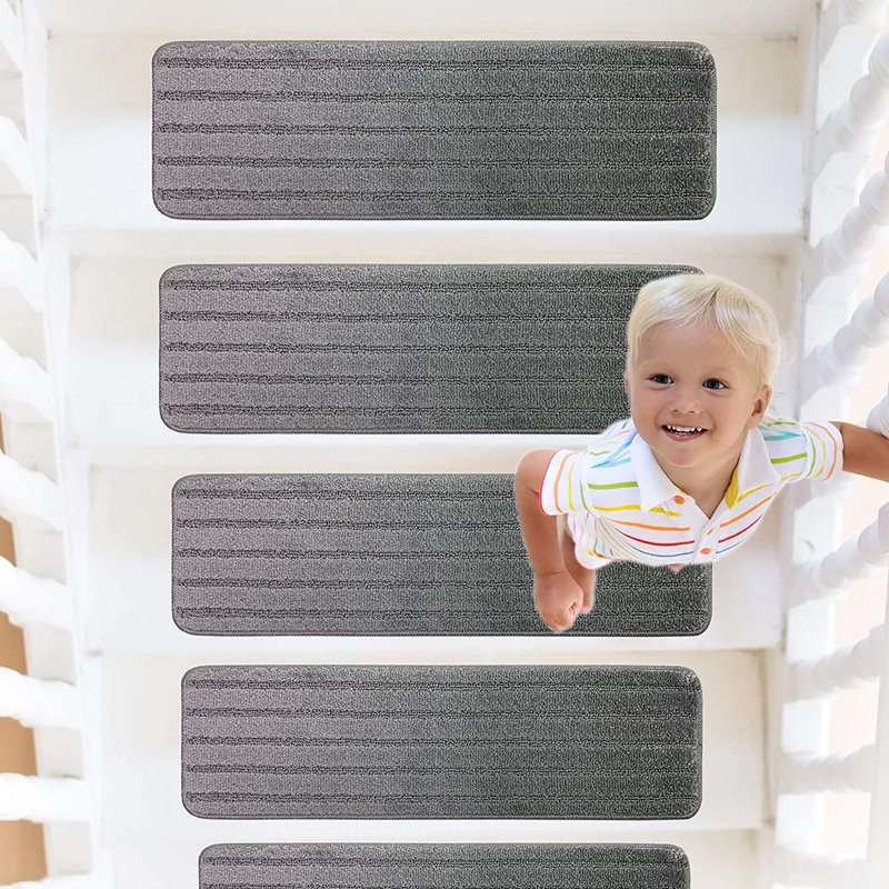 Tapis d'escalier Cotrufello, gris