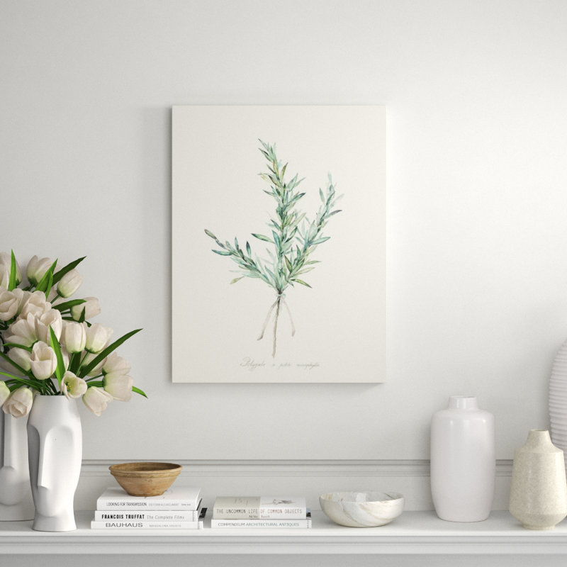Herb Garden II Print by Sara Brown, Glass Coat, 31" H x 24" W x 1.5" D