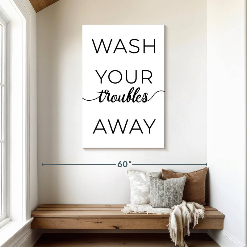 Tergel Wash Your Troues Away, H 45 po x l 30 po