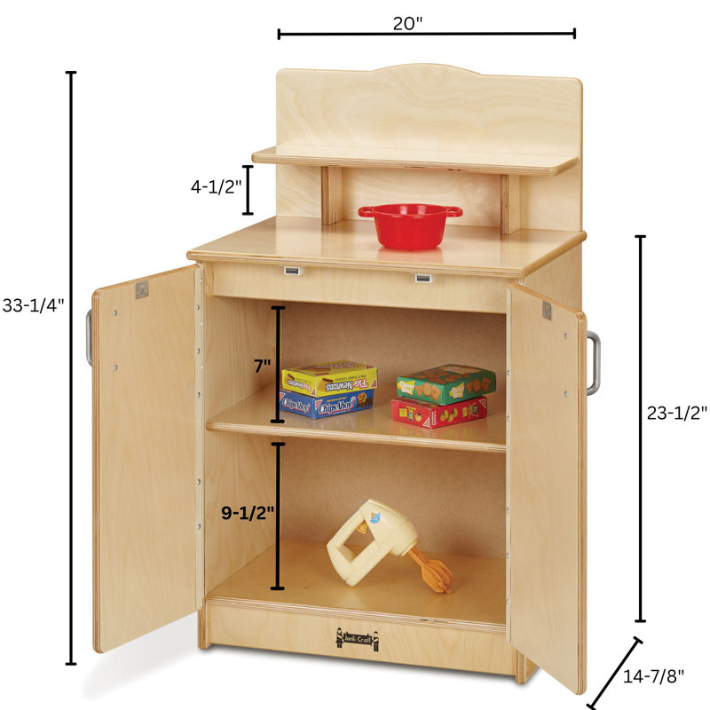 Jonti-Craft® Culinary Creations Play Kitchen Cupboard