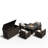 4 - Person Wicker Patio Dining Set with Square Table , Cushions Included