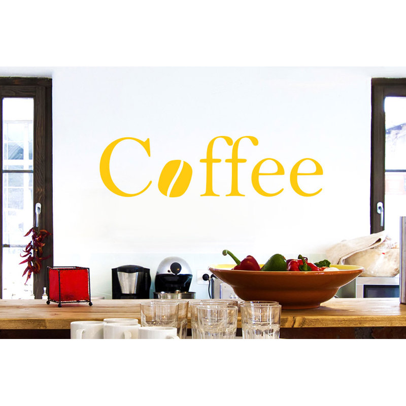 Wall Decal, Dark Yellow, Medium