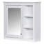 Armoire murale de salle de bain 30 po x 28 po avec miroir, beaucoup d'espace, style moderne, armoire à miroir 28 po, monté, panneau de rangement dissimulé-898255893