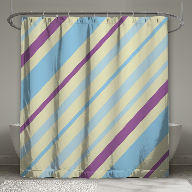 Rideaux de douche Diagonal, L 70 po x H 84 po