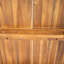 Table de salle à manger d'extérieur en bois d'acacia L 79 po (finition teck)