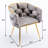 16.9'' H Velvet Upholstered Armchair-2126832163-2145865544