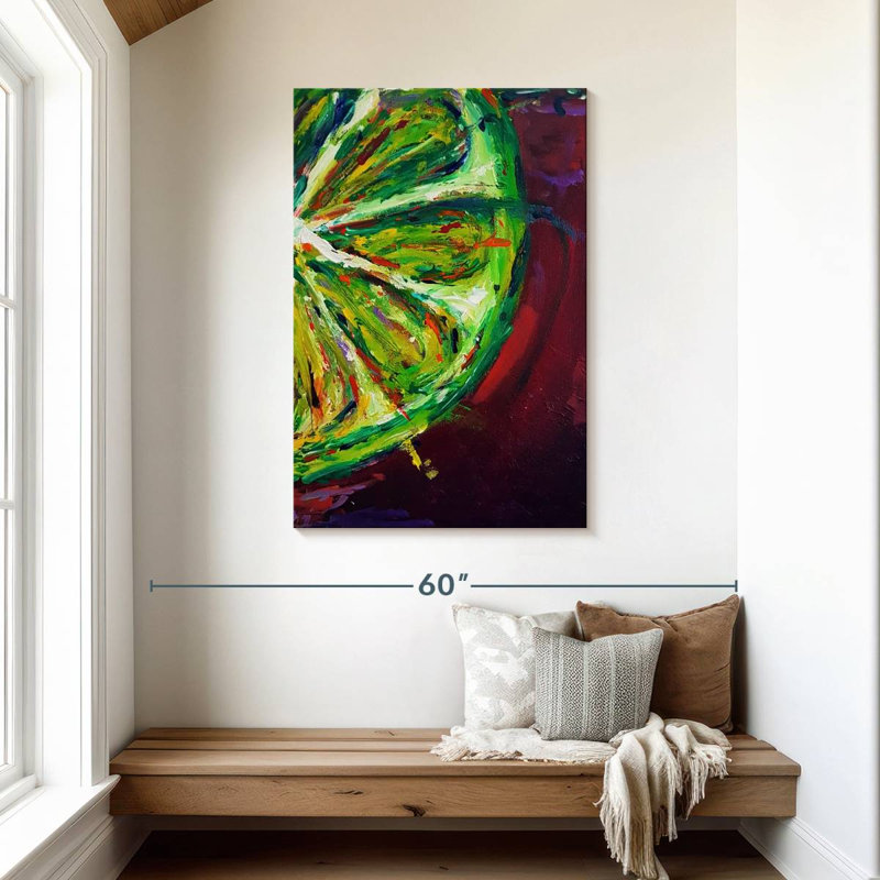 Yarlin Lime 2017, 45" H x 30" W