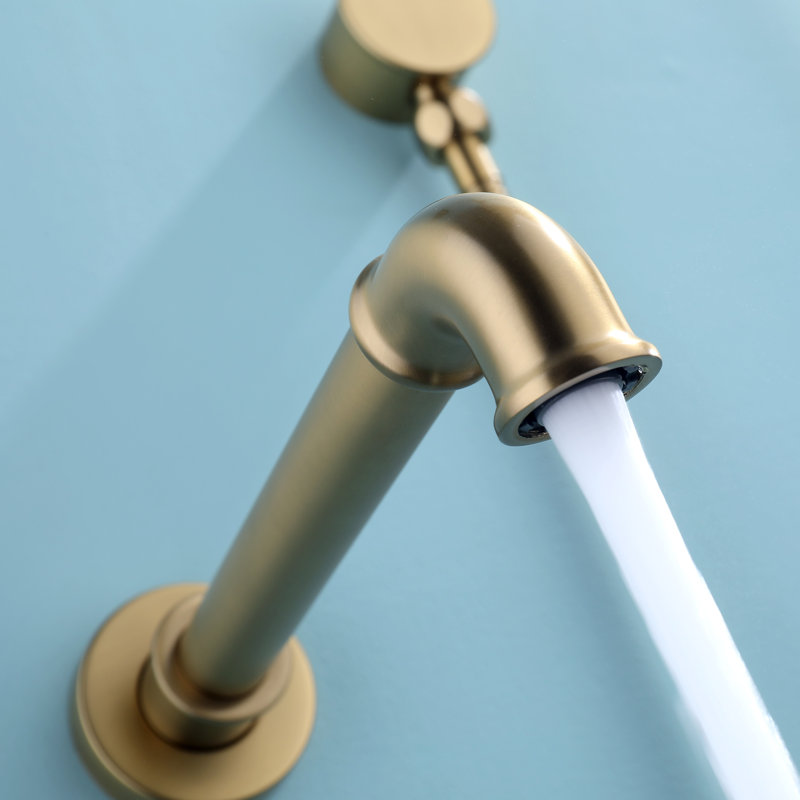 All-In-One Kit with Rough in-Valve, Brushed Gold