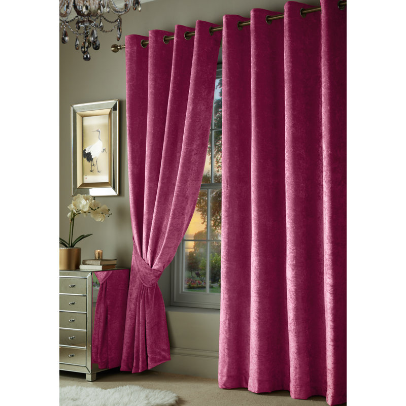 Malaki Sheer Pair, Pink, 167 W x 183 D cm