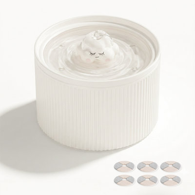 50oz Cloud Cat Water Fountain: Enhanced Filtering for Refreshing Hydration - Drinking Fountain--3-5 Days to Arrive