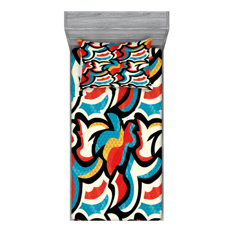 Microfiber Sheet Set, Twin XL Sheet Set with Fitted Sheet