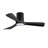 Ceiling Fan With Lights 42 Inch Flush Mount Ceiling Fan With Remote Control, ABS Blades Modern Outdoor Ceiling Fans For Bedroom/Farmhouse/Patio/Indoor, Quiet DC Motor